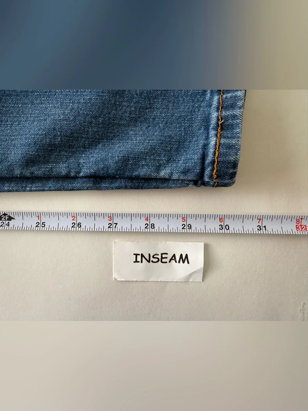 Levi's 33x32 Men's 511 Denim Slim Fit‎ Straight Jeans - Blue EUC